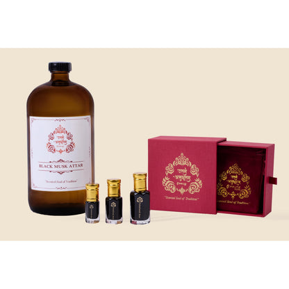 Black Musk Attar Perfume Oil Vegan Alcohol Free Arabian Inspired - Alcohol-Free Traditional Indian Attar Perfume Oil - View 3