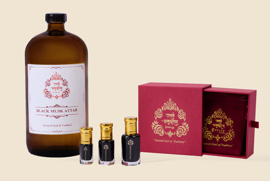Black Musk Attar Perfume Oil: Vegan Alcohol-Free Arabian Inspired