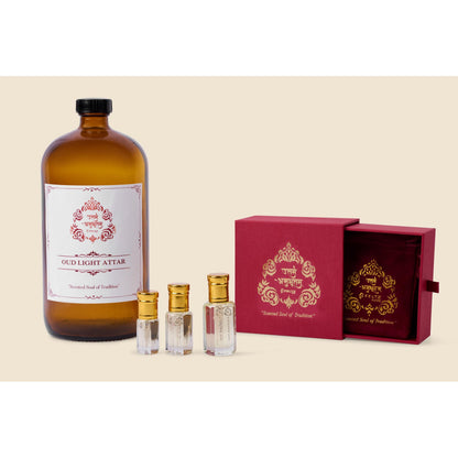 Oud Light Attar Perfume Oil Vegan Alcohol Free Agarwood Kannauj India - Alcohol-Free Traditional Indian Attar Perfume Oil - View 3