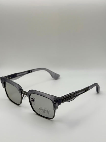 Vintage Polarized Shades | Retro Square UV400 Eyewear | Acetate Frame Style