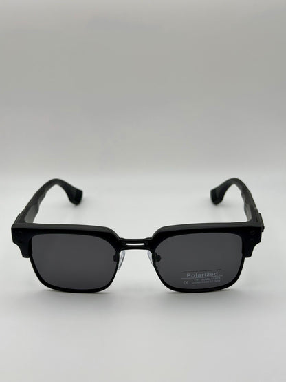 Vintage Polarized Shades | Retro Square UV400 Eyewear | Acetate Frame Style