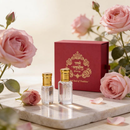 Bulgarian Rose Perfume Oil | Floral Scent from Bulgaria's Valley | Alcohol-Free
