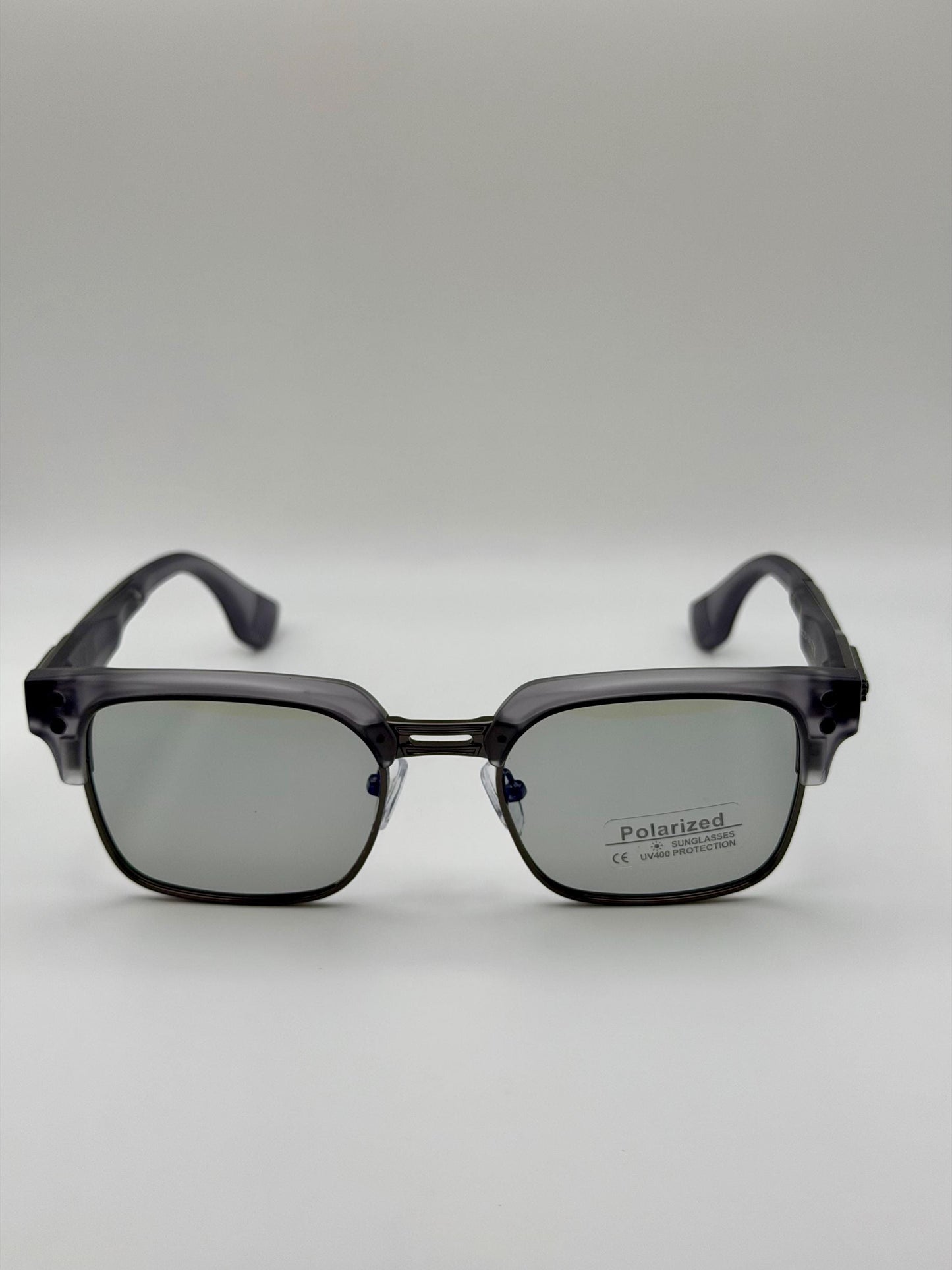 Vintage Polarized Shades | Retro Square UV400 Eyewear | Acetate Frame Style