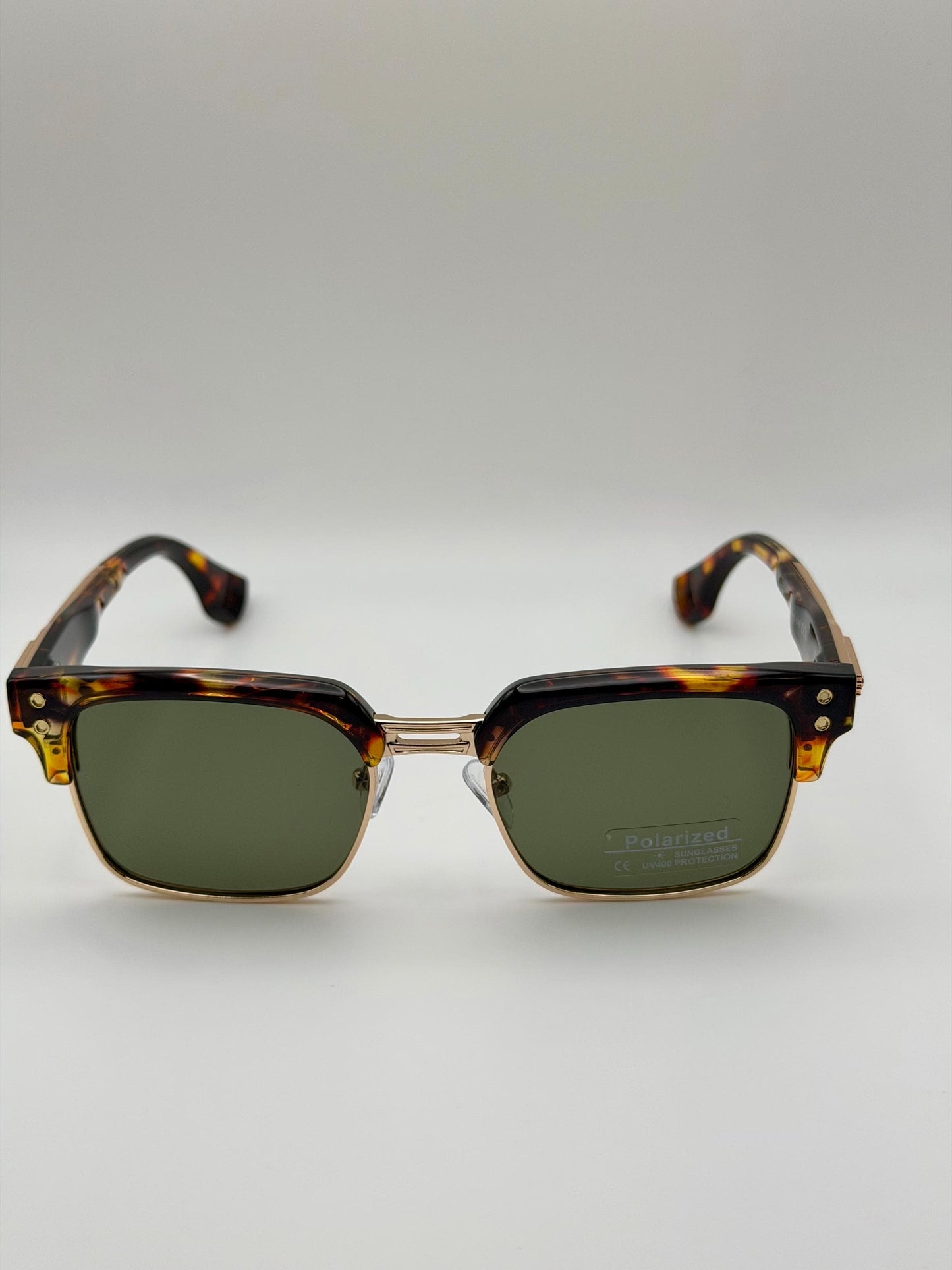 Vintage Polarized Shades | Retro Square UV400 Eyewear | Acetate Frame Style