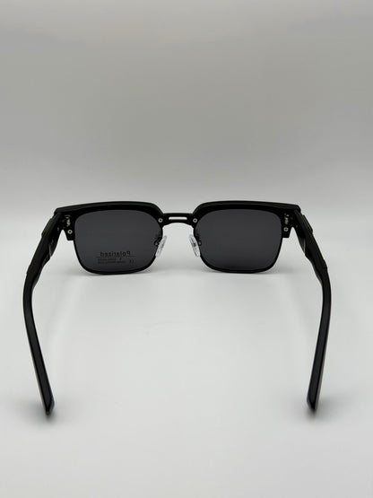 Vintage Polarized Shades | Retro Square UV400 Eyewear | Acetate Frame Style