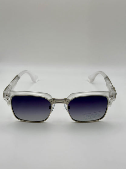 Vintage Polarized Shades | Retro Square UV400 Eyewear | Acetate Frame Style