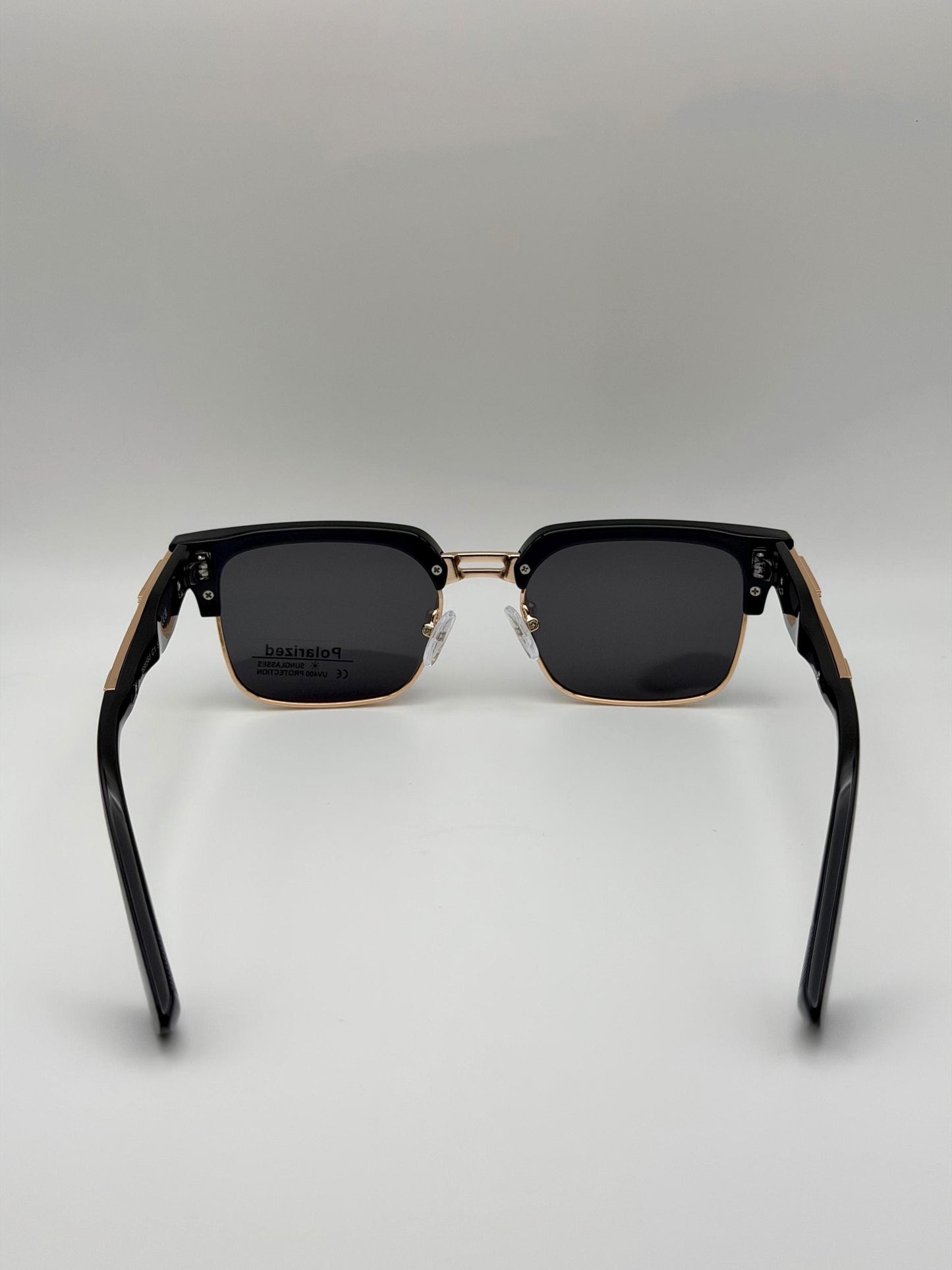Vintage Polarized Shades | Retro Square UV400 Eyewear | Acetate Frame Style