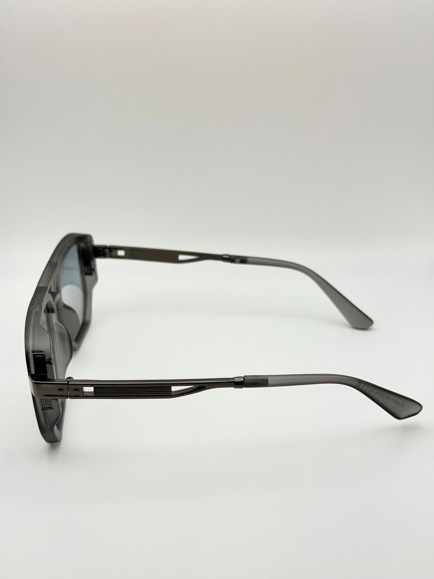 Retro Square Pilot Shades | Polarized UV400 Glasses | Unisex Eyewear