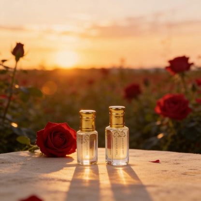 Turkish Rose Perfume Oil | Isparta Rose Harvest | Alcohol-Free Floral Scent | Long Lasting