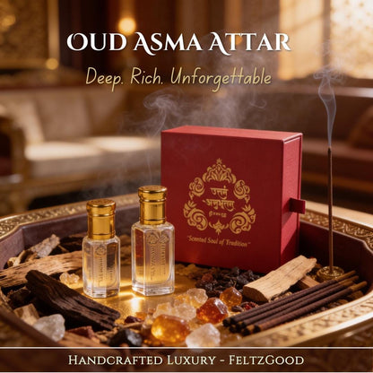 Oud Asma Attar | Handmade Kannauj Fragrance | Alcohol-Free Unisex Scent