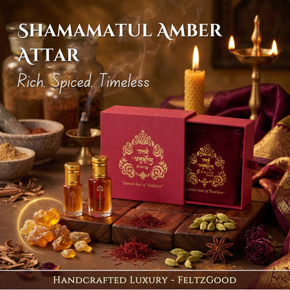Shamamatul Amber Attar | Spicy Oriental Perfume | Handmade in Kannauj