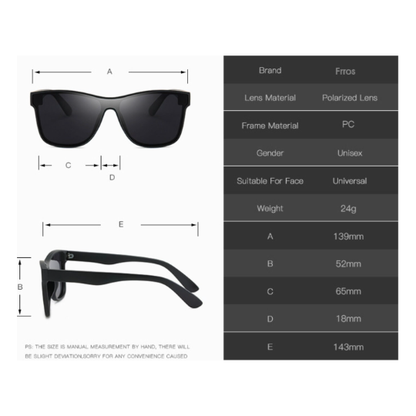 Exclusive Polarized Sport Design Phoenix Square Mirror For Men And Women Sunglasses adjustable tint sunglasses - View 8