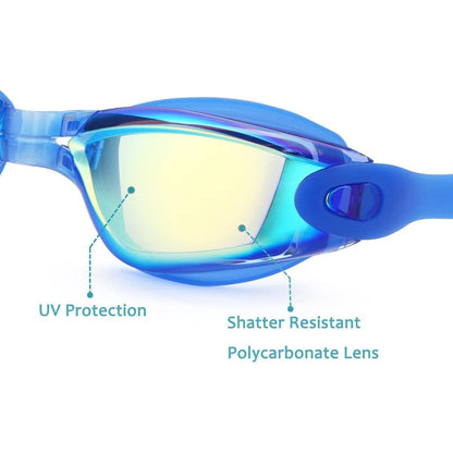 Anti Fogging Ocean Blue Swimming Goggles Sunglasses adjustable tint sunglasses - View 5